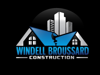 Windell Broussard Construction logo design by iBal05