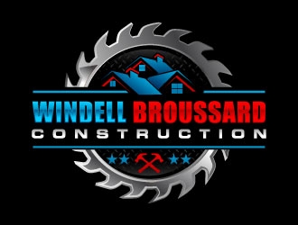 Windell Broussard Construction logo design by J0s3Ph