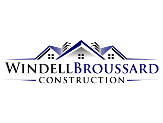 Windell Broussard Construction logo design by AisRafa