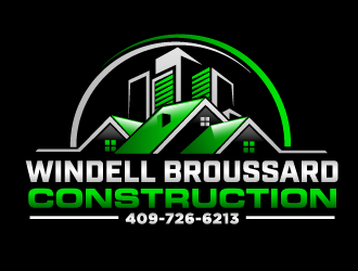 Windell Broussard Construction logo design by THOR_