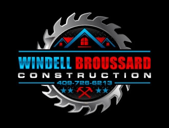 Windell Broussard Construction logo design by J0s3Ph