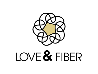Love and Fiber logo design by JessicaLopes