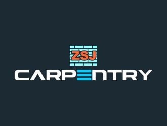 ZSJ Carpentry logo design by naldart