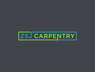 ZSJ Carpentry logo design by johana
