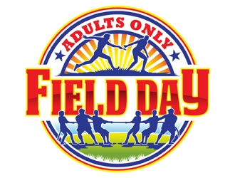 Adults only Field Day logo design by MAXR