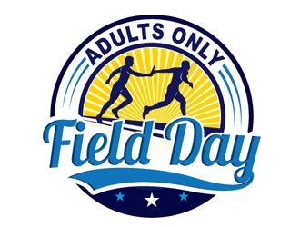 Adults only Field Day logo design by gogo
