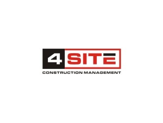 4 Site Construction Management  logo design by bricton