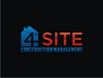 4 Site Construction Management  logo design by bricton