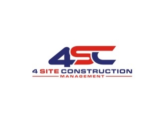 4 Site Construction Management  logo design by bricton