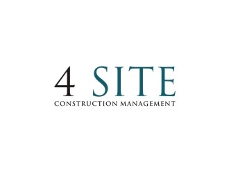 4 Site Construction Management  logo design by bricton