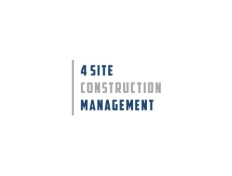 4 Site Construction Management  logo design by bricton
