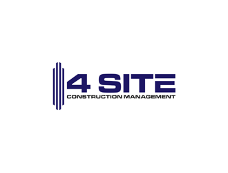 4 Site Construction Management  logo design by alby