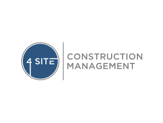 4 Site Construction Management  logo design by Gravity