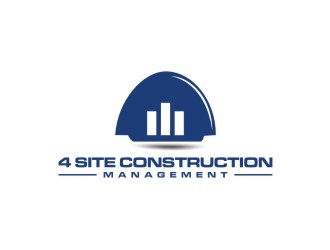 4 Site Construction Management  logo design by Adundas