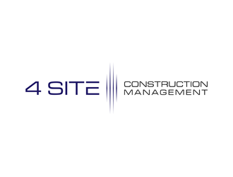 4 Site Construction Management  logo design by alby