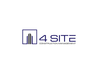 4 Site Construction Management  logo design by alby
