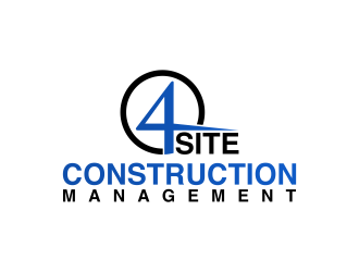 4 Site Construction Management  logo design by Purwoko21