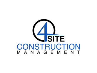 4 Site Construction Management  logo design by Purwoko21