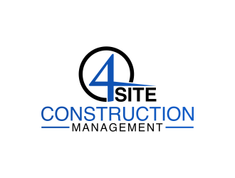 4 Site Construction Management  logo design by Purwoko21