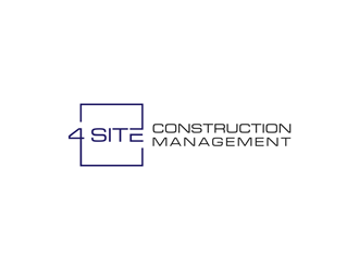 4 Site Construction Management  logo design by alby