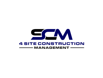 4 Site Construction Management  logo design by Zhafir