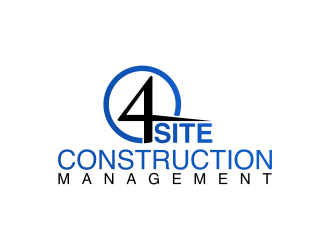 4 Site Construction Management  logo design by Purwoko21