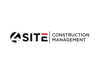 4 Site Construction Management  logo design by Adundas