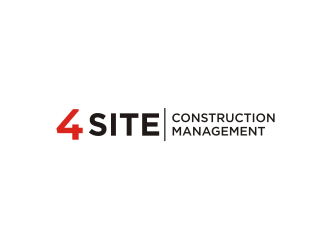 4 Site Construction Management  logo design by Adundas
