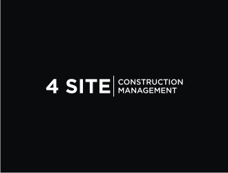 4 Site Construction Management  logo design by Adundas