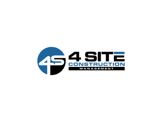4 Site Construction Management  logo design by imagine