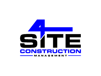 4 Site Construction Management  logo design by coco