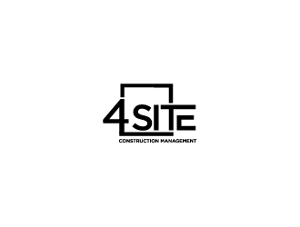 4 Site Construction Management  logo design by fortunato