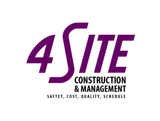 4 Site Construction Management  logo design by Muhammad_Abbas