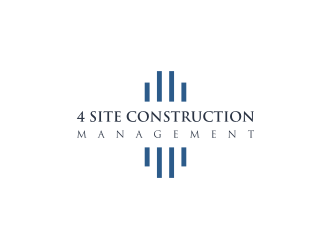 4 Site Construction Management  logo design by Susanti