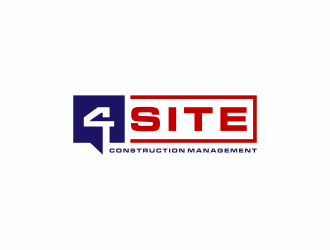4 Site Construction Management  logo design by checx
