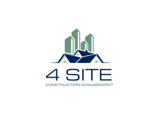 4 Site Construction Management  logo design by PRN123