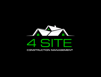 4 Site Construction Management  logo design by PRN123