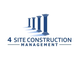 4 Site Construction Management  logo design by Webphixo