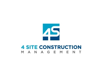 4 Site Construction Management  logo design by fillintheblack