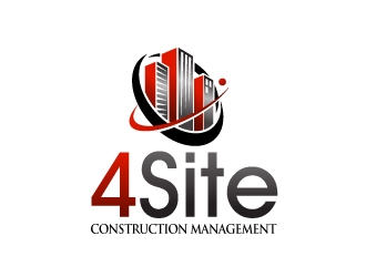 4 Site Construction Management  logo design by Dawnxisoul393