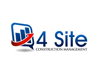 4 Site Construction Management  logo design by Dawnxisoul393