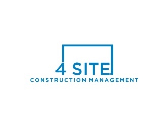 4 Site Construction Management  logo design by bricton