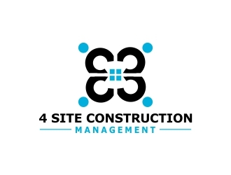 4 Site Construction Management  logo design by Webphixo
