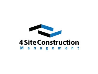 4 Site Construction Management  logo design by Webphixo