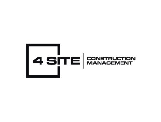 4 Site Construction Management  logo design by Adundas