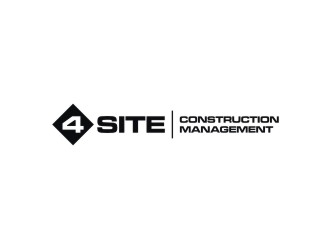 4 Site Construction Management  logo design by Adundas