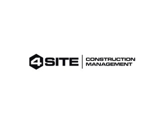 4 Site Construction Management  logo design by Adundas