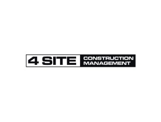 4 Site Construction Management  logo design by Adundas