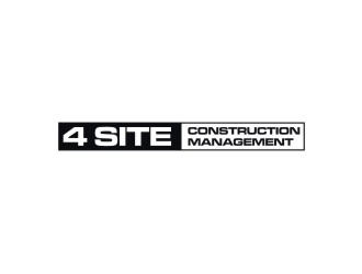 4 Site Construction Management  logo design by Adundas
