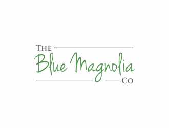 The Blue Magnolia Co. logo design by hopee